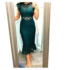 Emerald Green Dress